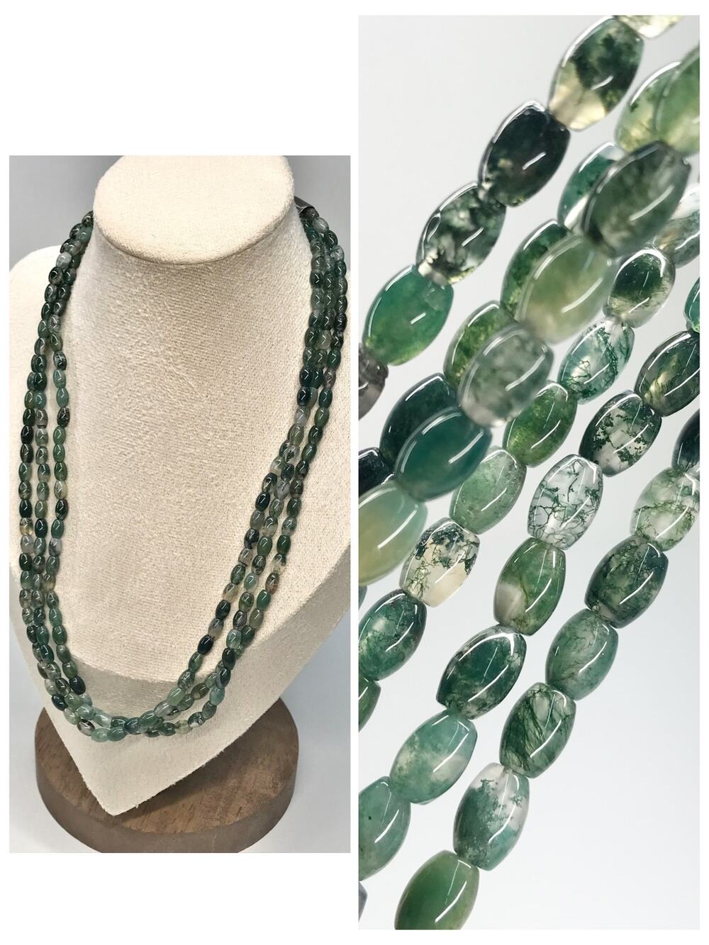 JAY KING DTR DESERT ROSE TRADING Green Jade Bead Sterling Silver Necklace 925
